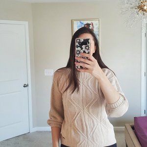 Beige Sweater Size Medium